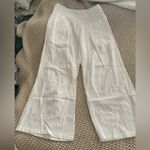None Lightweight wide leg linen pants Photo 1