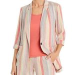 Nic+Zoe Women's Sweetclover Blazer linen blend 3/4 sleeve pockets plus size 3X Photo 0