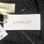 l*space L Camryn Top Black Ribbed Sweater Long Sleeve Women's Size Extra Small NWT Photo 11