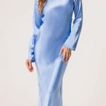 Line and Dot  Gramercy Satin Maxi Dress Photo 1