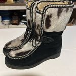 Vintage Aspen After Ski Chukka Boots USA Made Size 6 Rubber Soles Black Photo 2