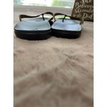 OluKai Women's Ho'opio Leather Sandals Silver Size 10 Casual Summer Photo 5