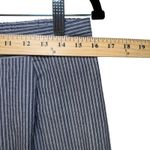 NWT Klesis Women Striped Wide Leg Trousers Linen Blend Casual Chic Comfy Size L Blue Size L Photo 10