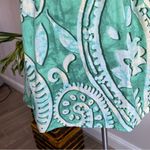 River Island Paisley belted shirt dress in green Photo 9