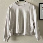 Athleta  Cream Pullover Crewneck Sweatshirt Photo 0