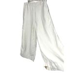 Halston Linen‎ Blend Cream Color Wide Leg Trousers Size L Size L Photo 3