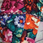 Anthropologie FLOREAT LOVED BY  SILKY THICK BUTTON FRONT V NECK COLLARED PJ TOP L Photo 4