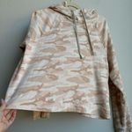 Vuori  100% Organic Cotton Beach Hoodie Bisque Camo Peach White Size XS women Photo 2