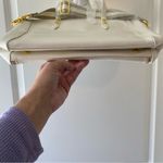 Joy Mangano “Joy Chic”White Leather Satchel, Handbag With RFID NWOT White Photo 5