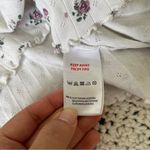 Urban Outfitters Pointelle Off-The-Shoulder Cropped Top White (Large) Photo 7