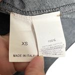 Brunello Cucinelli  Denim Cold Shoulder Top Women’s XS Dark Wash Puff Sleeve Photo 10