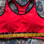 Under Armour Womens  Padded Compression Sports Bra Size M Hot Pink Photo 1