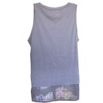 Madewell  Tank Top Sz‎ XS Gray Sheer Boho Contemporary Photo 2