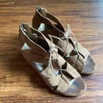 Eileen Fisher  lace up wedge sandals size‎ 9 Photo 1