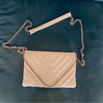 Sondra Roberts Squared White/Gold Crossbody Bag Photo 5