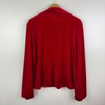 The Odells Kenzie Red Velvet Blazer XL Career Christmas Holiday Party Soft Bold Photo 4