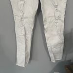 Ariya Jeans White Distressed Skinny Jeans Juniors Size 9 Women's Size 10 w/ Spandex Photo 2