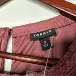Torrid  Lace Peplum Mariom Blouse with bell sleeves. Photo 5