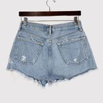 AGOLDE Womens Shorts Blue Denim Parker Vintage Cut Off Button Fly Distressed 26 Photo 2