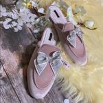 Victoria's Secret VICTORIA’S SECRET DIAMOND BOW SLIPPERS SIZE MEDIUM Photo 2