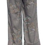 Cache Gray Blue Multi Stretch Work Crop Dress Pant New Embroidery $118 NWT Photo 6