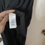 Dress the Population NEW!  Aura Bandeau halter high slit chiffon black gown large Photo 10