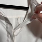 Marianna Déri Colorblock Shirt Dress S Karamel Red 3/4 Sleeve Midi $360 SEE White Photo 4