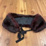 Lane Bryant  Retro Chic Plum Purple Pea Coat Cape Jacket Faux Fur Size 1X 14/16 Photo 10