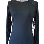 ASICS Black FuzeX Running Long Sleeve Fitness Shirt Small Photo 0