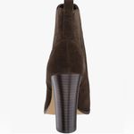 Nine West  Women's Crimson Suede Ankle Boot, Dark Green, 8.5 M US Photo 2