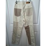 PacSun Eco Off White Patchwork Dad Jeans High Rise Size 26 Photo 4