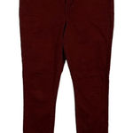 Sam Edelman  Burgundy Kitten Skinny Jeans Mid Rise Stretch 6 28 Inseam Casual Photo 0
