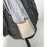 Boden Smocked Jersey Shirt Dress Floral Long Sleeve Green Black Pink 4 Long Photo 4