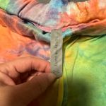 Honeyme  Athletic Shorts Pink and Yellow Vibrant Design Photo 2