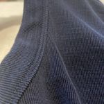 Joie - Jersey Knit Square High Neckline Navy Blue Side Slit Maxi Dress- Size S Photo 6