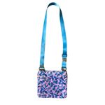 Lilly Pulitzer Pompano Crossbody Bag Zanzibar Blue Ruff Night Rare Dog Print Photo 2
