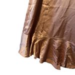 Show Me Your Mumu Zoey Midi Wedding Guest Bridesmaid Dress Copper Luxe Satin M Photo 5