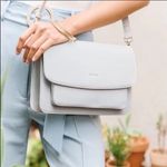 Pixie Mood NWT  Vegan Leather Zoey Crossbody - Pebble Grey Photo 1