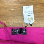 Pink Women's Sleeveless Crop Tube Top One Strapless Bow Twist Tie Front One Size Photo 3