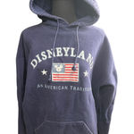Disney VTG Disneyland Resort Navy blue hooded sweatshirt Photo 0