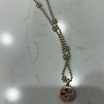 Gucci Silver Interlocking G Necklace Photo 4