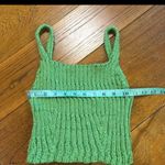 No brand kelly green crochet top small Photo 2
