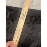 Madewell ‎ Women's Harlow Wide Leg Pleated Satin Black Trousers Size 14 Photo 7