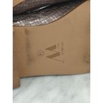 Vanessa Wu Booties Woman's 38/7.5 Silver Metallic‎ Snake Skin Shiny Boho Photo 8