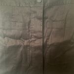 Banana Republic Women's Black Linen Blend A-Line Front Button Skirt Size 10 NWT Photo 1