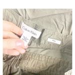 Calvin Klein Riley Womens Shorts Army Green 4 Mid Rise Bermuda Hike Roll Up 1629 Photo 2
