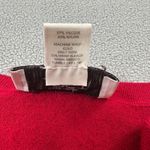 ANN TAYLOR LOFT Petites Knit Top Blouse Womens SP Red Long Sleeve Boat Neck Size undefined Photo 4