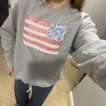 American flag patchwork crewneck Gray Size M Photo 1