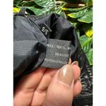 100% Genuine Leather Black Pencil Skirt Size 6 Photo 3