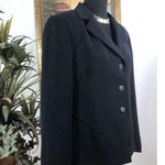 Le Suit Essentials Women Jacket 3 Buttons Front Office Siren Preppy Size 12P Photo 1